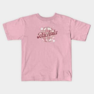 New Bachata Design Retro Comic Style in pink Kids T-Shirt